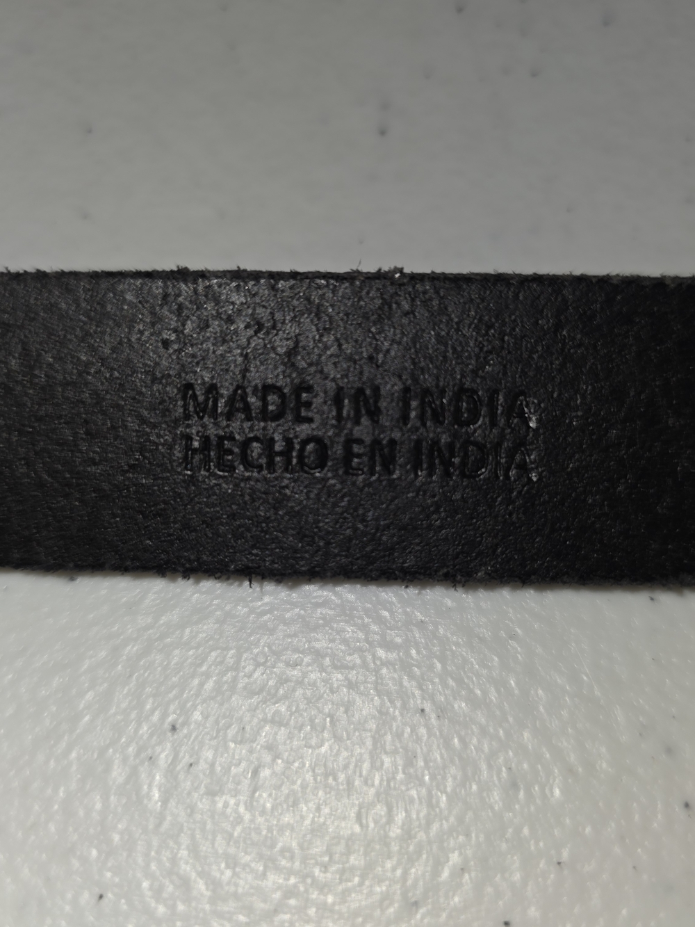 Time and Tru Black Leather Belt with Antiqued Brass Buckle Sz XL - Picture 10 of 16